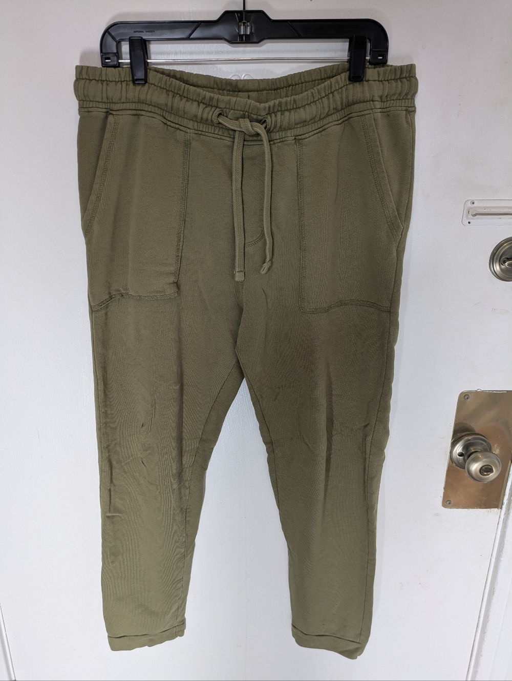 Pact Olive Green Drawstring Joggers Size Medium